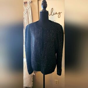 Black and gold Express sweater